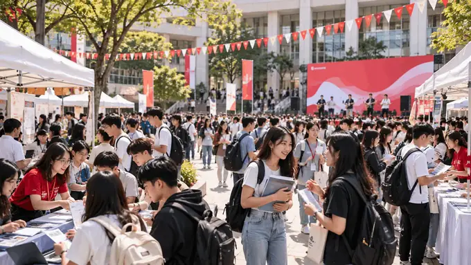 Sinh viên trong lễ tốt nghiệp